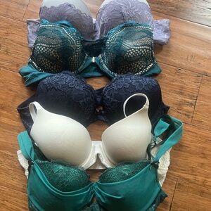 Lot of 5 36A Bras